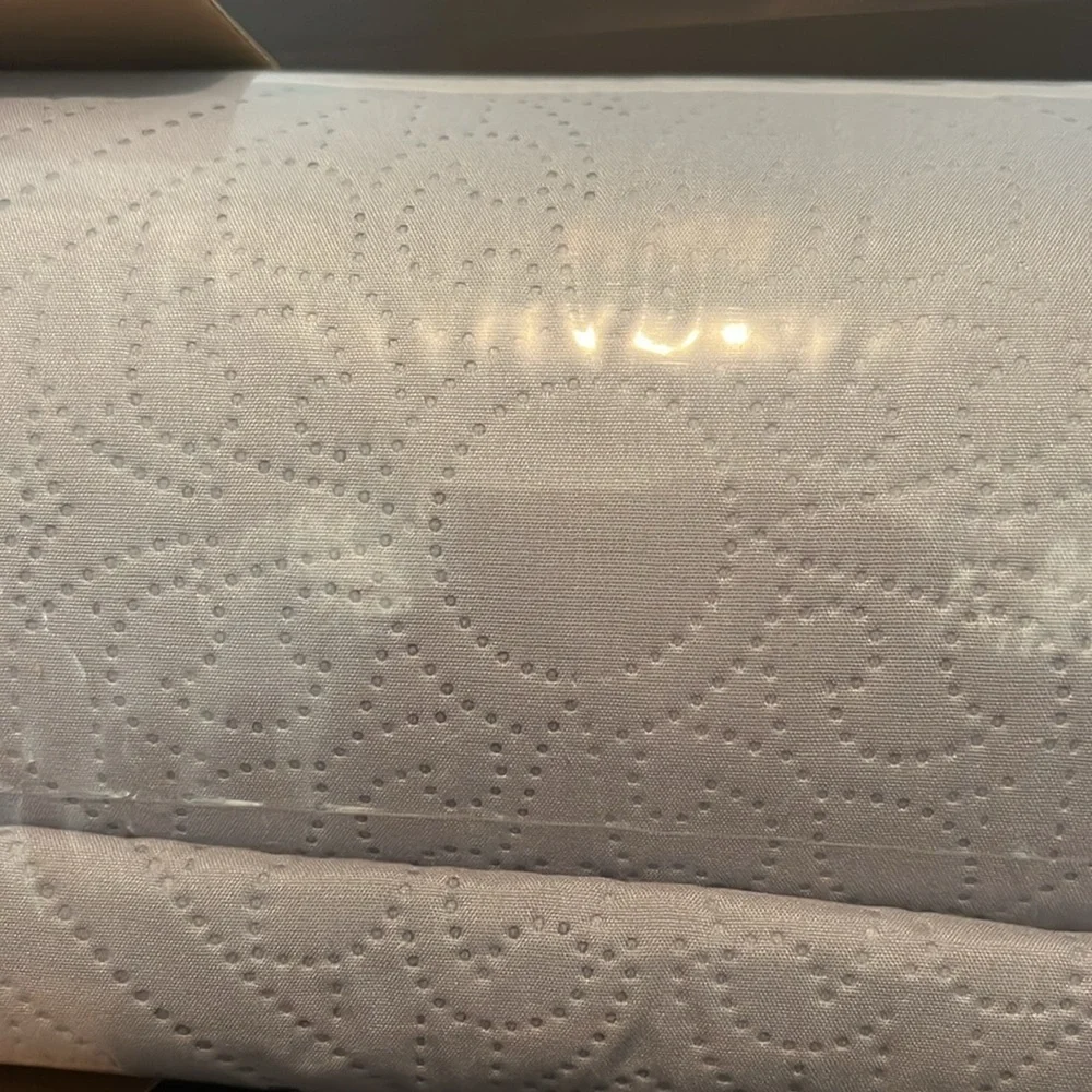 Queen gray bedspread NIB
